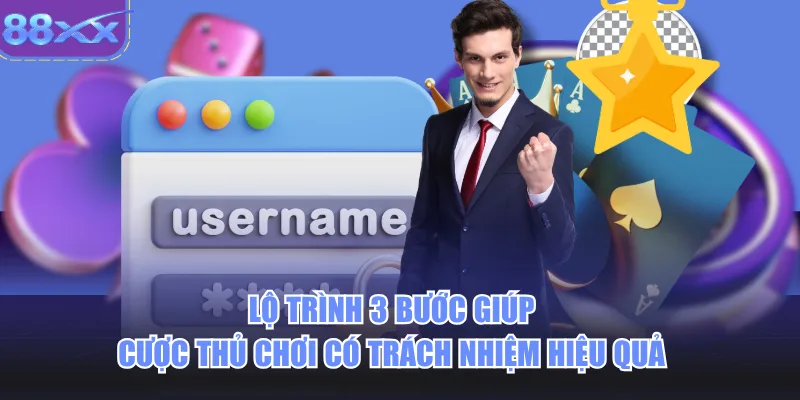 Lộ trình 3 bước giúp cược thủ chơi có trách nhiệm hiệu quả