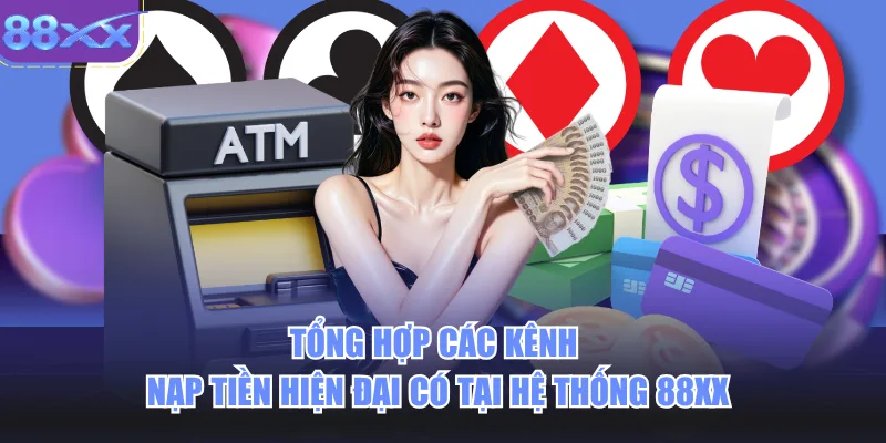 Tổng hợp các kênh nạp tiền hiện đại có tại hệ thống 88xx